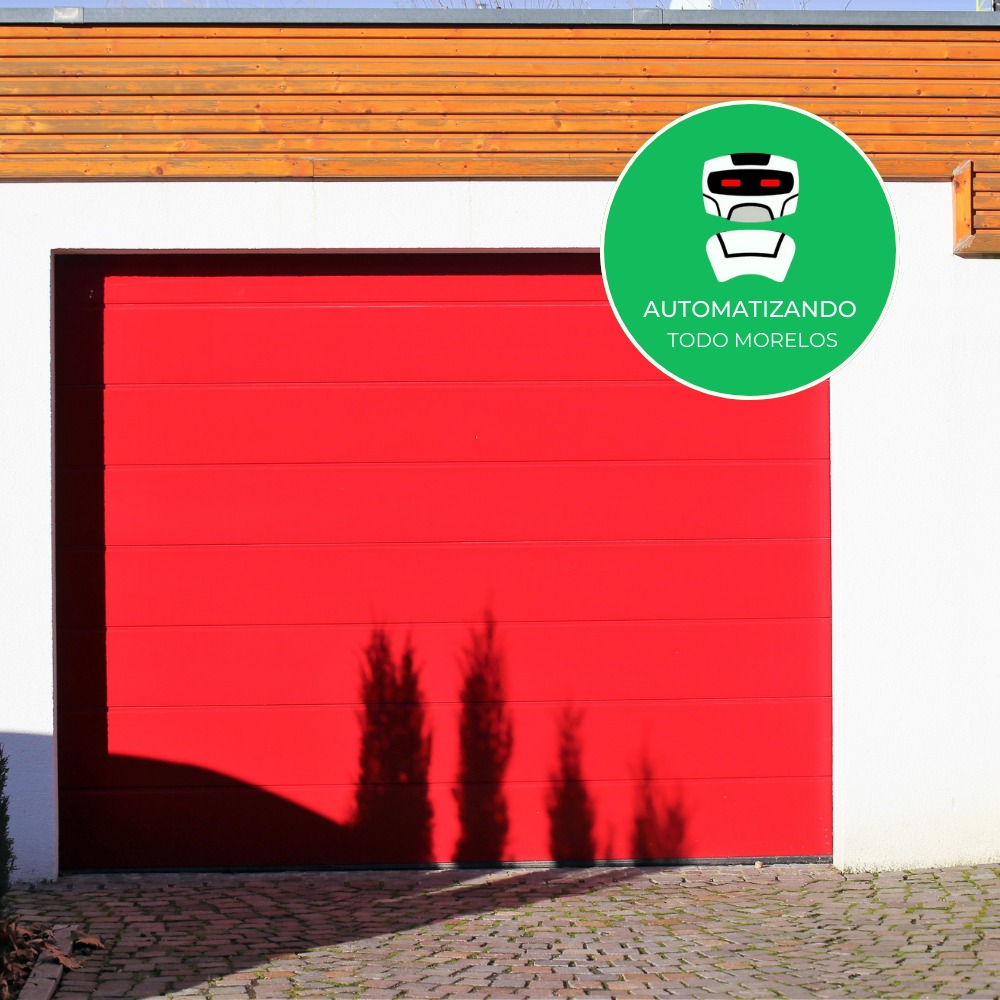 Portón automático moderno